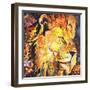 Golden Lion-James Grey-Framed Art Print