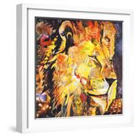 Golden Lion-James Grey-Framed Art Print
