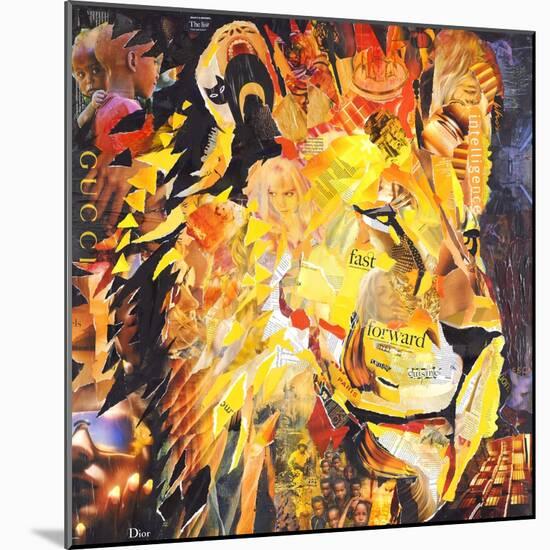 Golden Lion-James Grey-Mounted Art Print