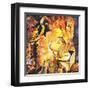 Golden Lion-James Grey-Framed Art Print