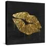 Golden Lips-Color Bakery-Stretched Canvas