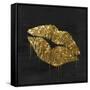 Golden Lips-Color Bakery-Framed Stretched Canvas