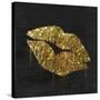 Golden Lips-Color Bakery-Stretched Canvas