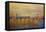 Golden Manhattan Skyline with One World Trade Center-Markus Bleichner-Framed Stretched Canvas