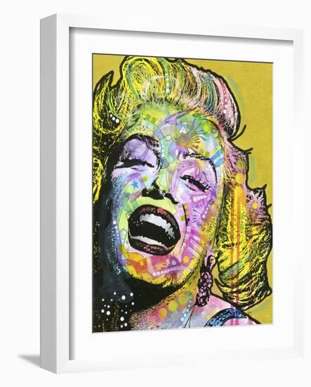 Golden Marilyn-Dean Russo-Framed Giclee Print