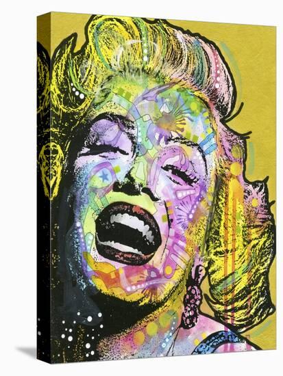 Golden Marilyn-Dean Russo-Stretched Canvas