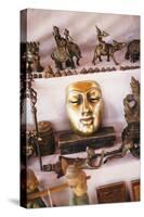 Golden Mask, Burmese Art in Bagan, Myanmar-Harry Marx-Stretched Canvas