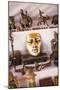 Golden Mask, Burmese Art in Bagan, Myanmar-Harry Marx-Mounted Photographic Print