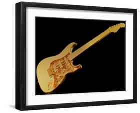 Golden Mechanical Guitar-paul fleet-Framed Photographic Print