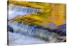 Golden Middle Branch of the Ontonagon River, Bond Falls Scenic Site, Michigan USA-Chuck Haney-Stretched Canvas