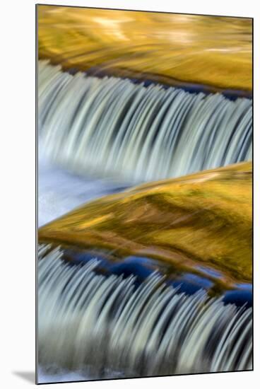 Golden Middle Branch of the Ontonagon River, Bond Falls Scenic Site, Michigan USA-Chuck Haney-Mounted Premium Photographic Print