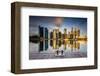 Golden Morning in Singapore-null-Framed Art Print