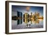 Golden Morning in SIngapore-Zexsen Xie-Framed Photographic Print