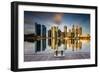 Golden Morning in SIngapore-Zexsen Xie-Framed Photographic Print