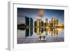 Golden Morning in SIngapore-Zexsen Xie-Framed Photographic Print