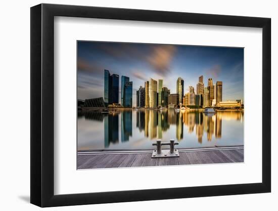 Golden Morning in SIngapore-Zexsen Xie-Framed Photographic Print