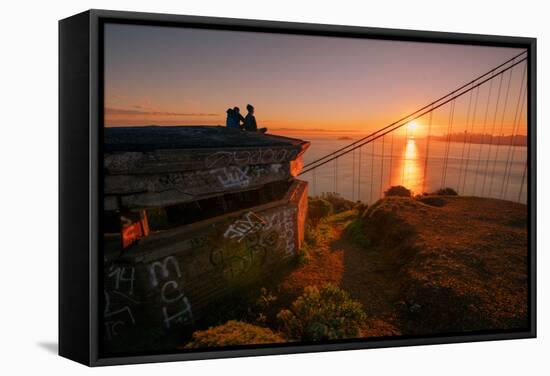 Golden Morning View, San Francisco-null-Framed Stretched Canvas