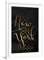 Golden New York-Jace Grey-Framed Art Print