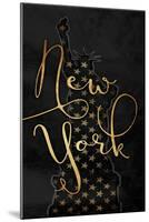Golden New York-Jace Grey-Mounted Art Print