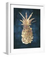 Golden Night Pineapple-Eva Watts-Framed Art Print