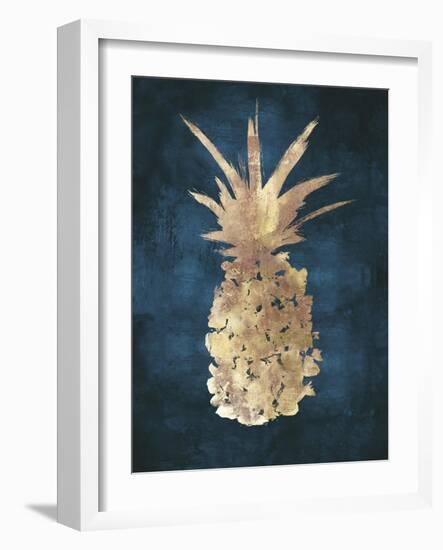 Golden Night Pineapple-Eva Watts-Framed Art Print