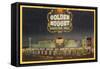 Golden Nugget Gambling Hall, Las Vegas, Nevada-null-Framed Stretched Canvas