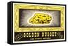 Golden Nugget Logo, Las Vegas, Nevada-null-Framed Stretched Canvas