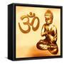 Golden Om-Christine Ganz-Framed Stretched Canvas