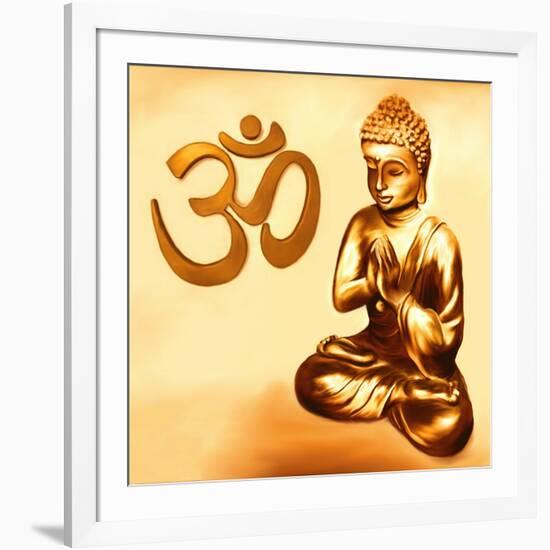 Golden Om-Christine Ganz-Framed Art Print