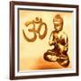 Golden Om-Christine Ganz-Framed Art Print