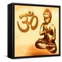 Golden Om-Christine Ganz-Framed Stretched Canvas