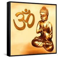 Golden Om-Christine Ganz-Framed Stretched Canvas