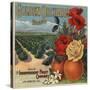 Golden Orchard Brand - Los Angeles, California - Citrus Crate Label-Lantern Press-Stretched Canvas
