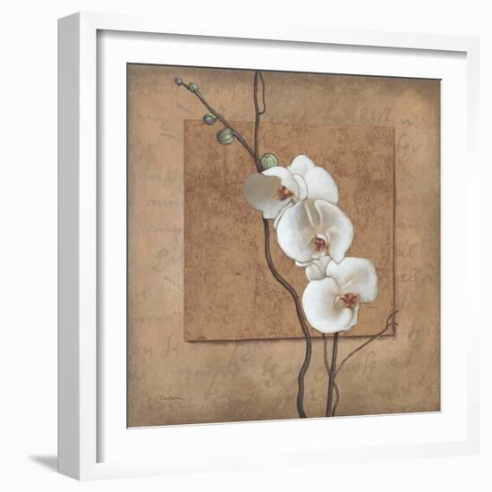 Golden Orchid I-Lee Carlson-Framed Art Print