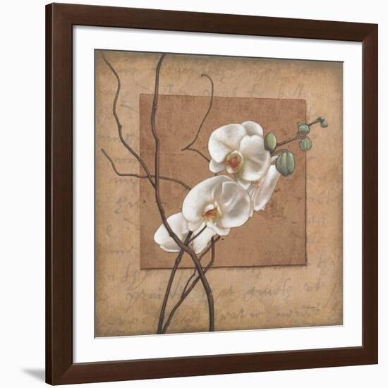 Golden Orchid II-Lee Carlson-Framed Art Print