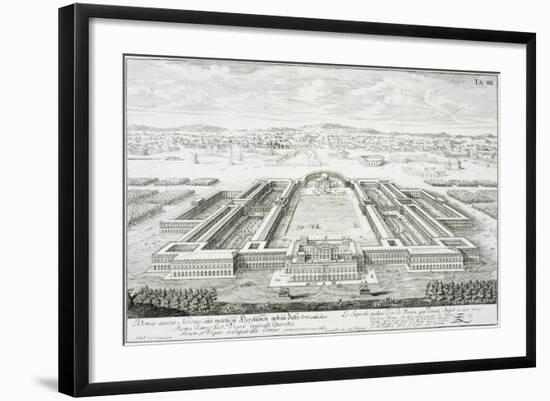 Golden Palace of the Emperor Nero, Rome, from "Entwurf Einer Historischen Architektur," 1721-Johann Bernhard Fischer Von Erlach-Framed Giclee Print