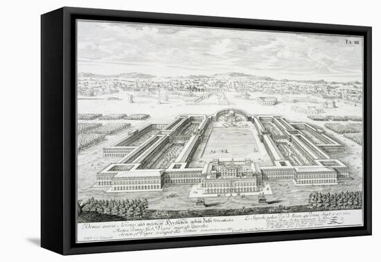 Golden Palace of the Emperor Nero, Rome, from "Entwurf Einer Historischen Architektur," 1721-Johann Bernhard Fischer Von Erlach-Framed Stretched Canvas