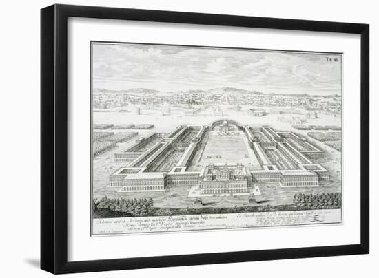 Golden Palace of the Emperor Nero, Rome, from "Entwurf Einer Historischen Architektur," 1721-Johann Bernhard Fischer Von Erlach-Framed Giclee Print