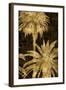 Golden Palms Panel II-Kate Bennett-Framed Art Print