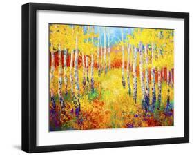 Golden Path-Marion Rose-Framed Giclee Print