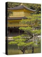Golden Pavilion, Rokuon Ji Temple, Kinkaku Ji, Kyoto, Kansai, Honshu, Japan-Simanor Eitan-Stretched Canvas
