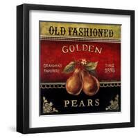 Golden Pears-Kimberly Poloson-Framed Art Print