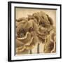 Golden Peony II-Linda Wood-Framed Giclee Print