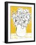 Golden Peony II-Annie Warren-Framed Art Print