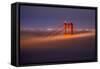 Golden Periscope - Golden Gate Bridge, San Francisco-Vincent James-Framed Stretched Canvas