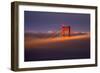 Golden Periscope - Golden Gate Bridge, San Francisco-Vincent James-Framed Photographic Print