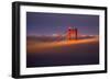 Golden Periscope - Golden Gate Bridge, San Francisco-Vincent James-Framed Photographic Print