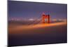 Golden Periscope - Golden Gate Bridge, San Francisco-Vincent James-Mounted Photographic Print