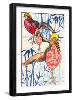 Golden Pheasant, 2013-Anna Platts-Framed Giclee Print