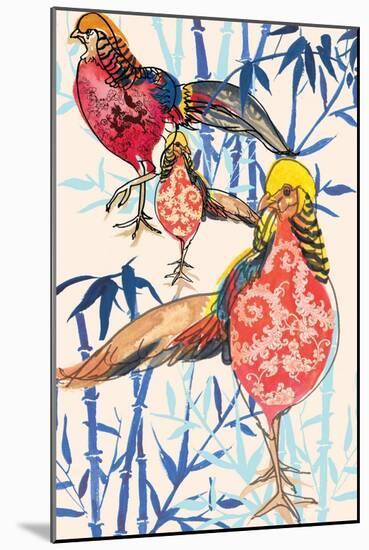 Golden Pheasant, 2013-Anna Platts-Mounted Giclee Print